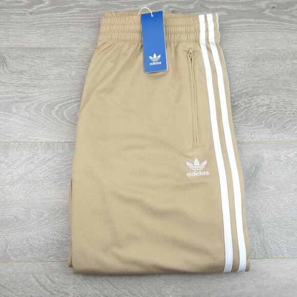 Adidas Originals Firebird Track Pants Mens Size XL Beige NEW IY9894 - Picture 5 of 14